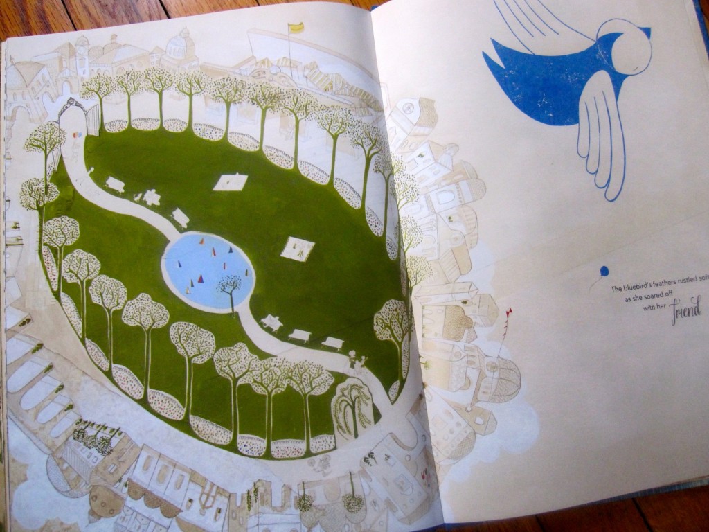 Bluebird inside