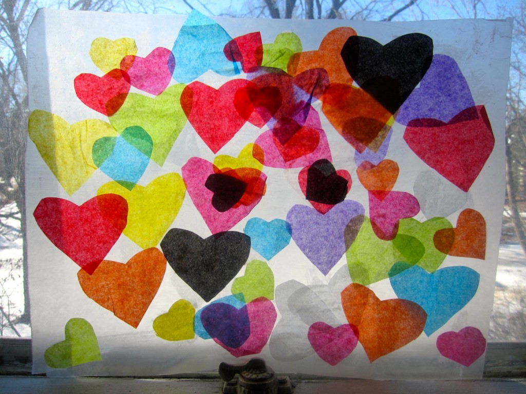 Suncatcher Heart Collage