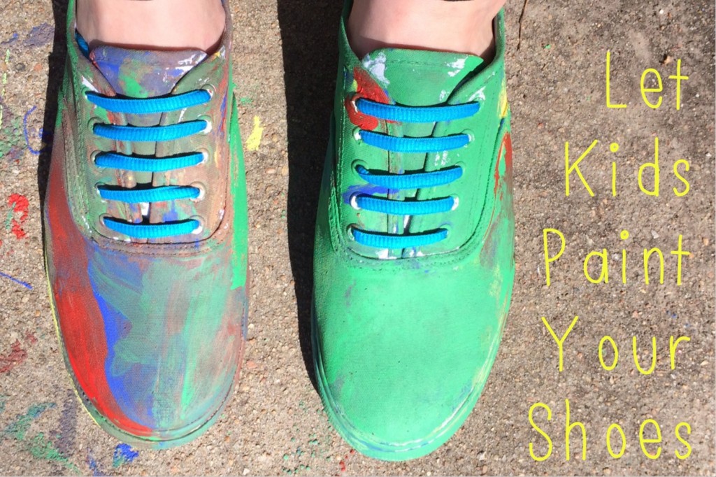 Let Kids Paint Your Shoes