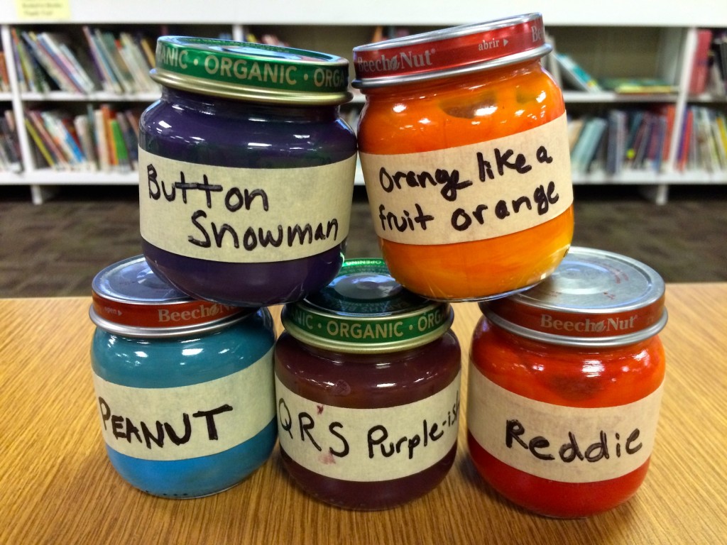 Color Name Jars