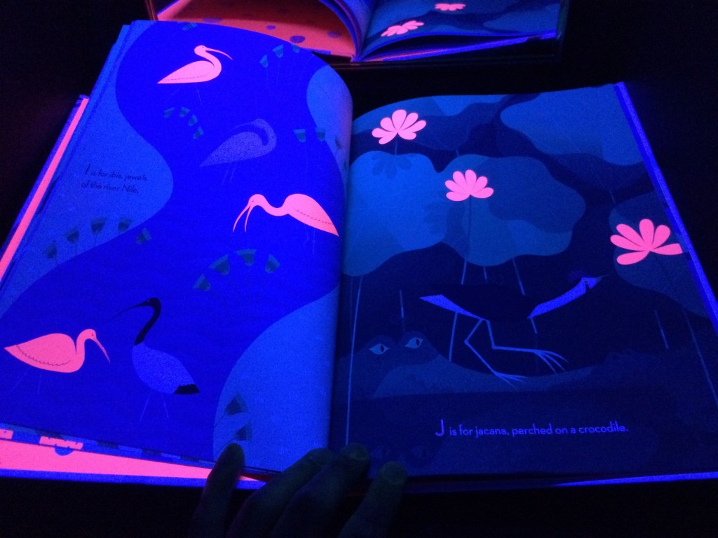 Glowing Books for the Black Light Booth