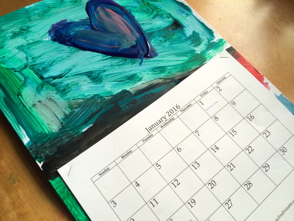 Kid's Art Calendar
