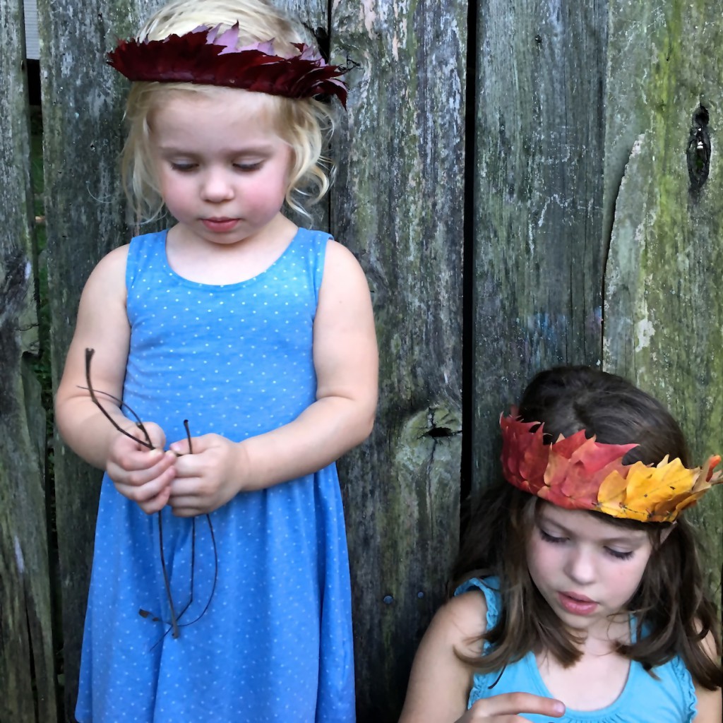 autumn leaf crown